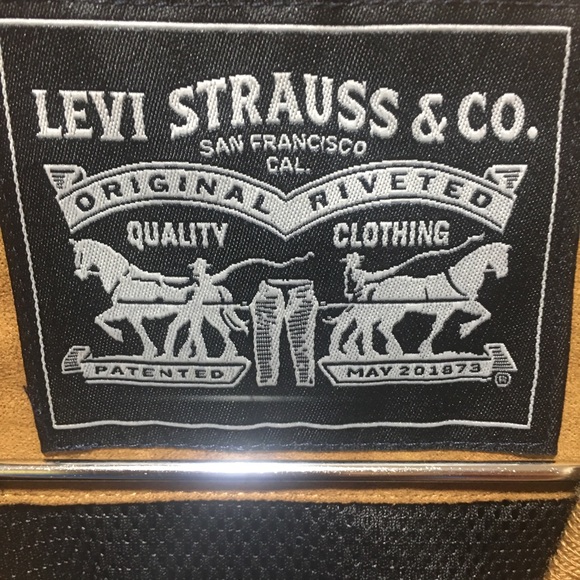 Levi's Faux Suede Varsity Bomber Jacket Men’s XL - Picture 2 of 11